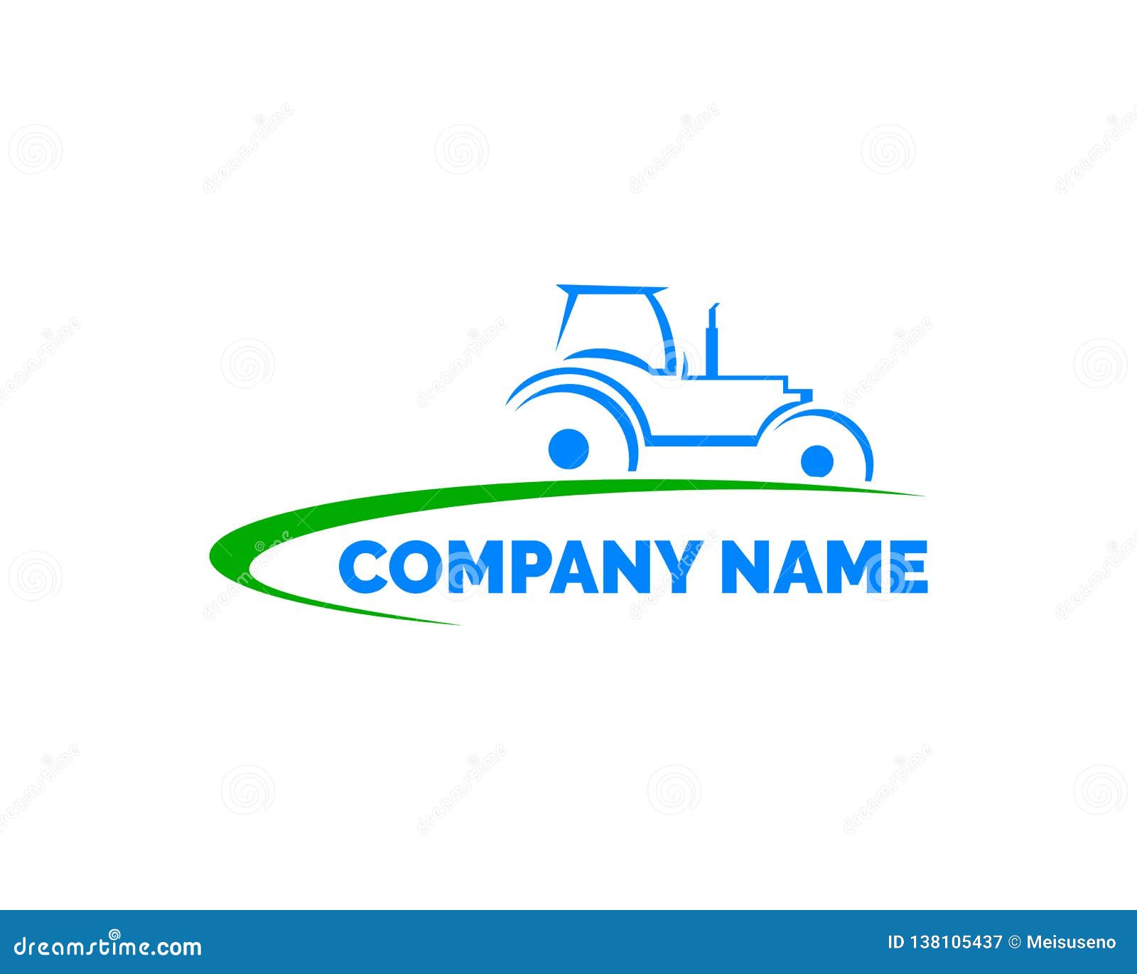 Tractor Logo Design stock vector. Illustration of icon 138105437