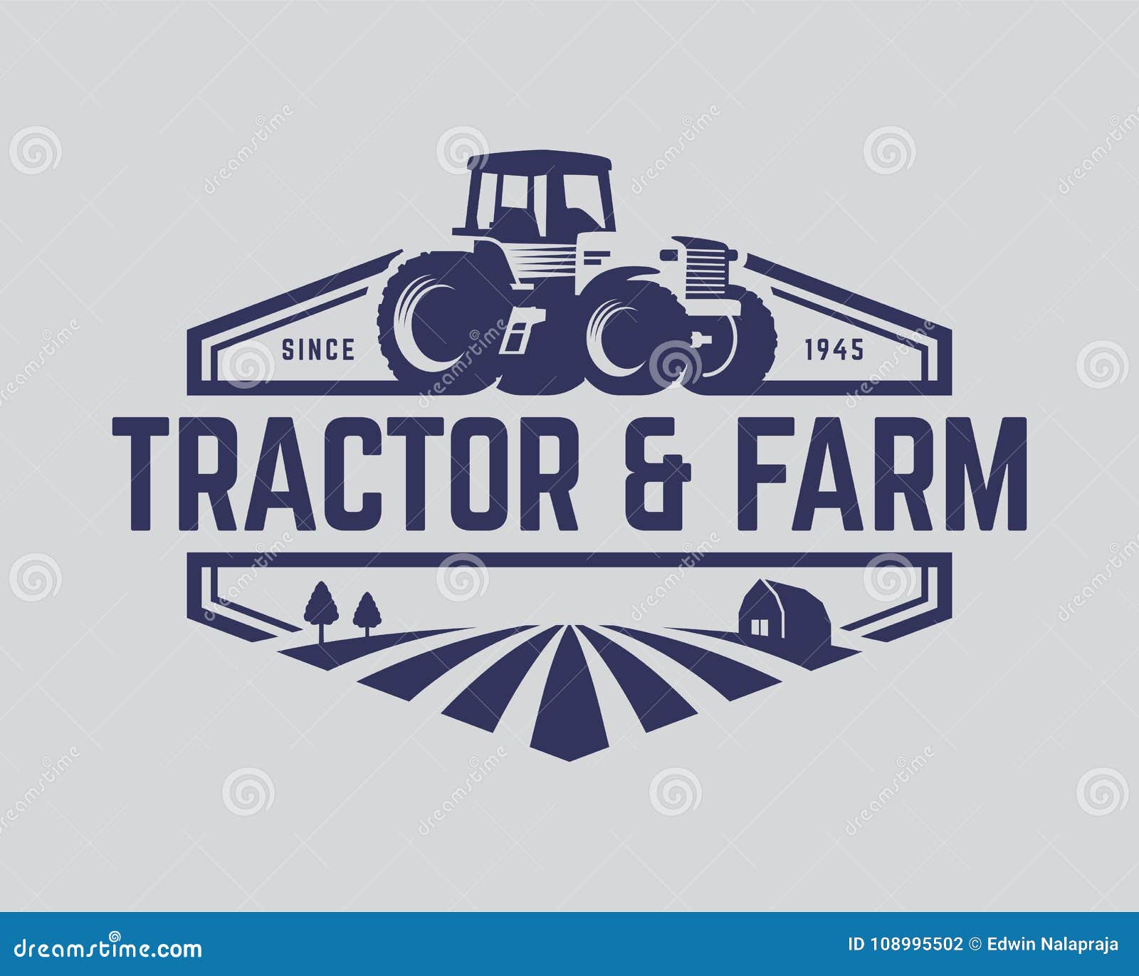 tractor logo template, farm logo 