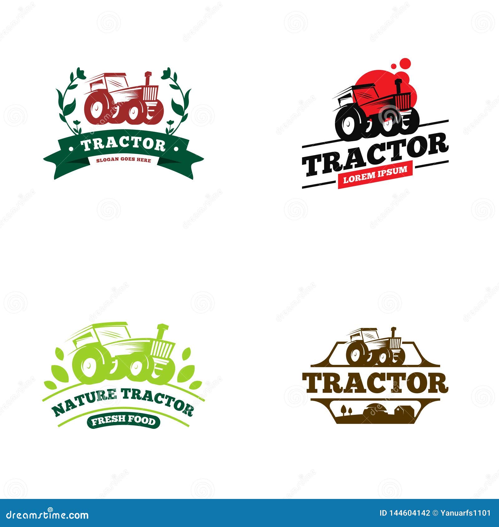 Tractor Logo Template Vector. Tractor Logo Concept Stock Vector ...