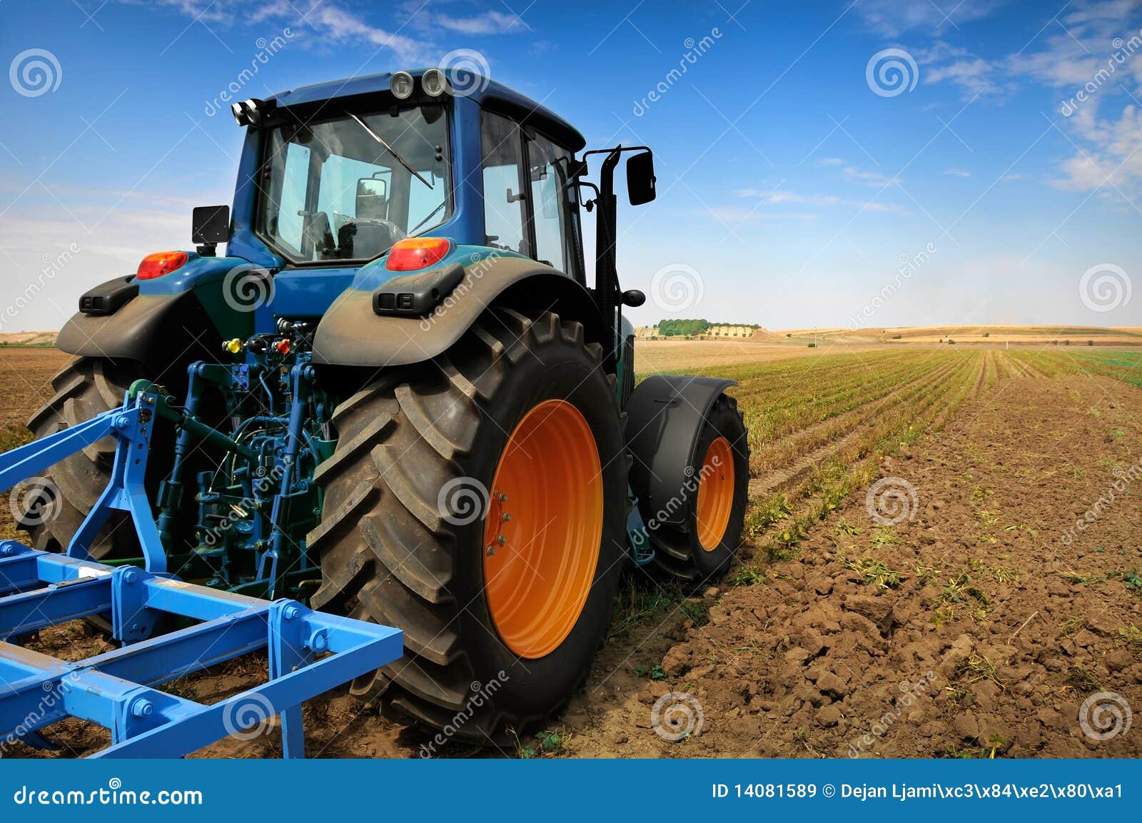 tractor - modern agriculture equipment