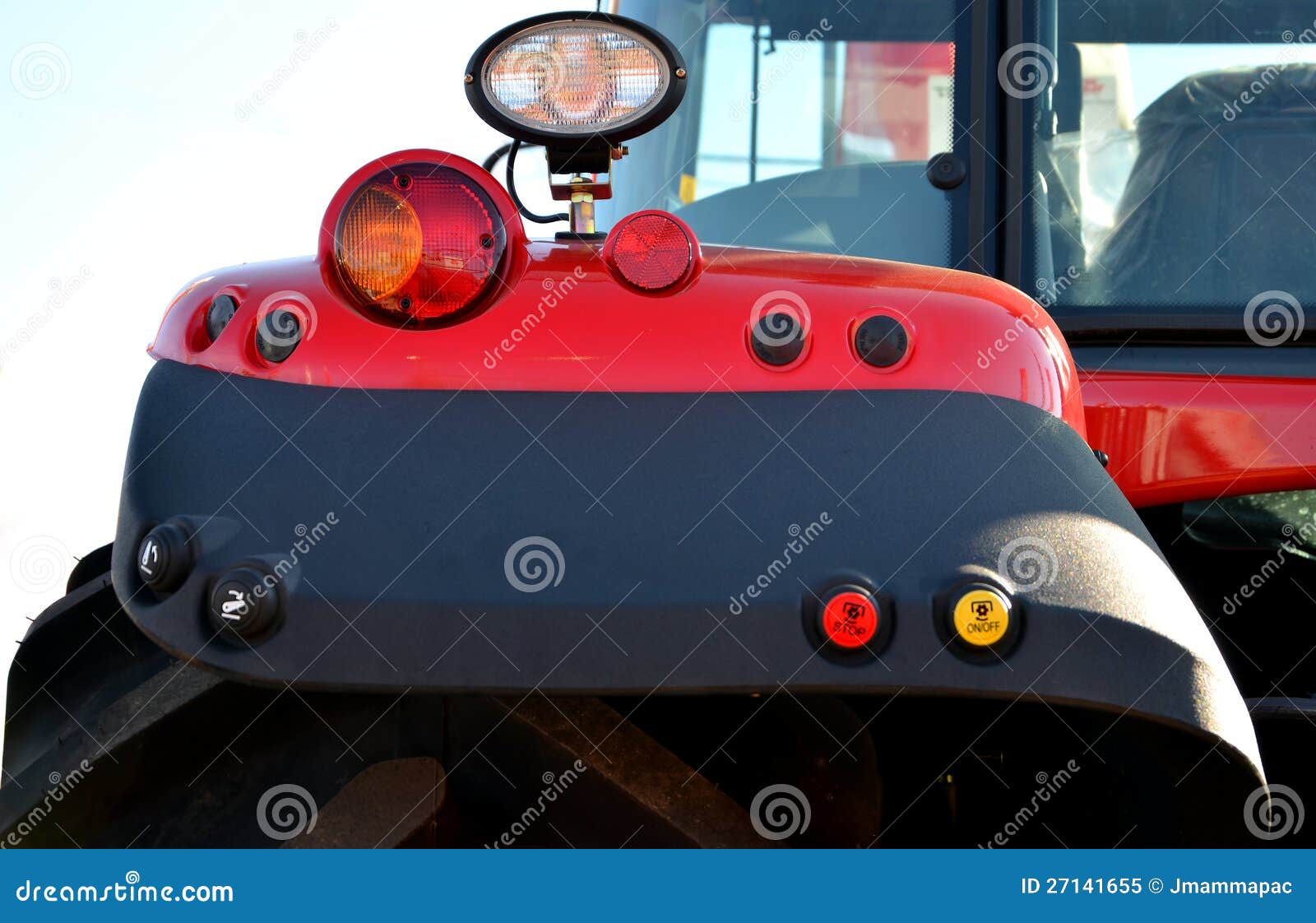 Tractor rear stock image. Image of farmer, nature, lighthouse 27141655