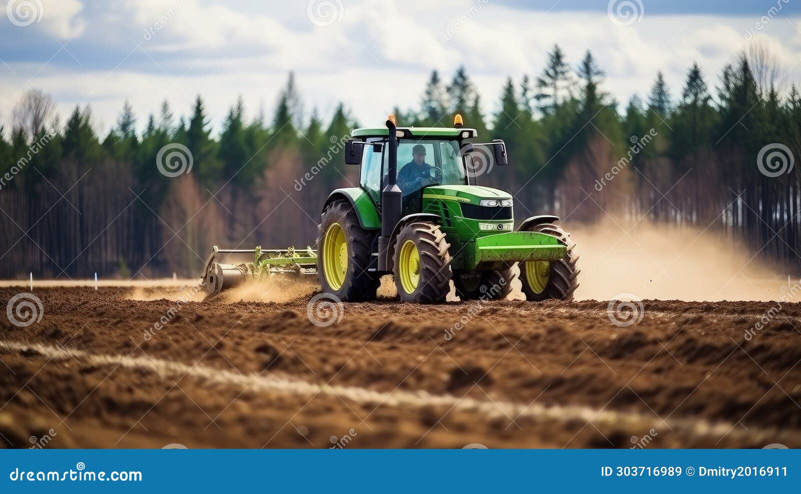 the tractor's wide turning radius enables it to navigate tight corners and narrow pathways with ease