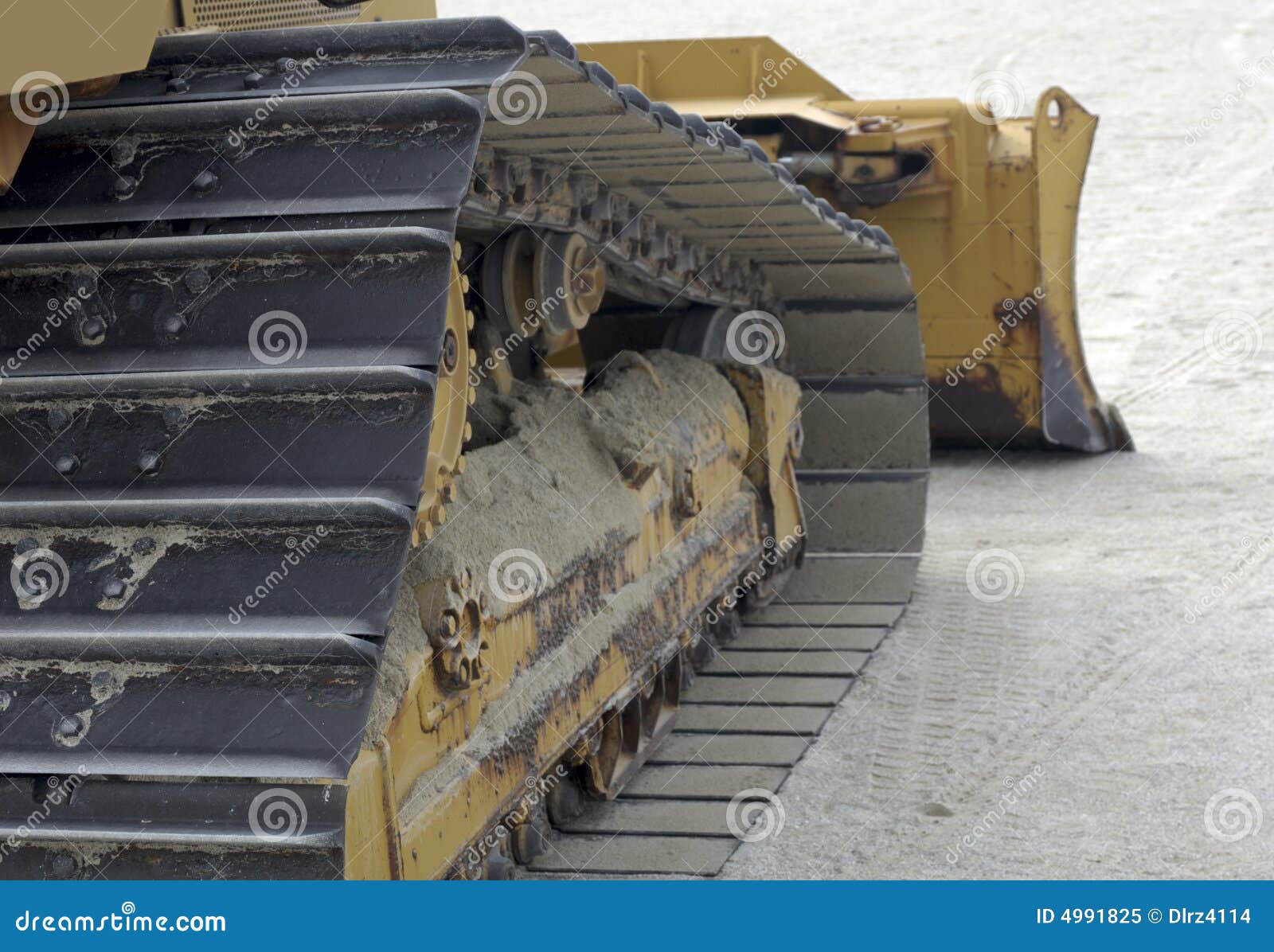 Tractor on Sand stock image. Image of street, beach, building 4991825