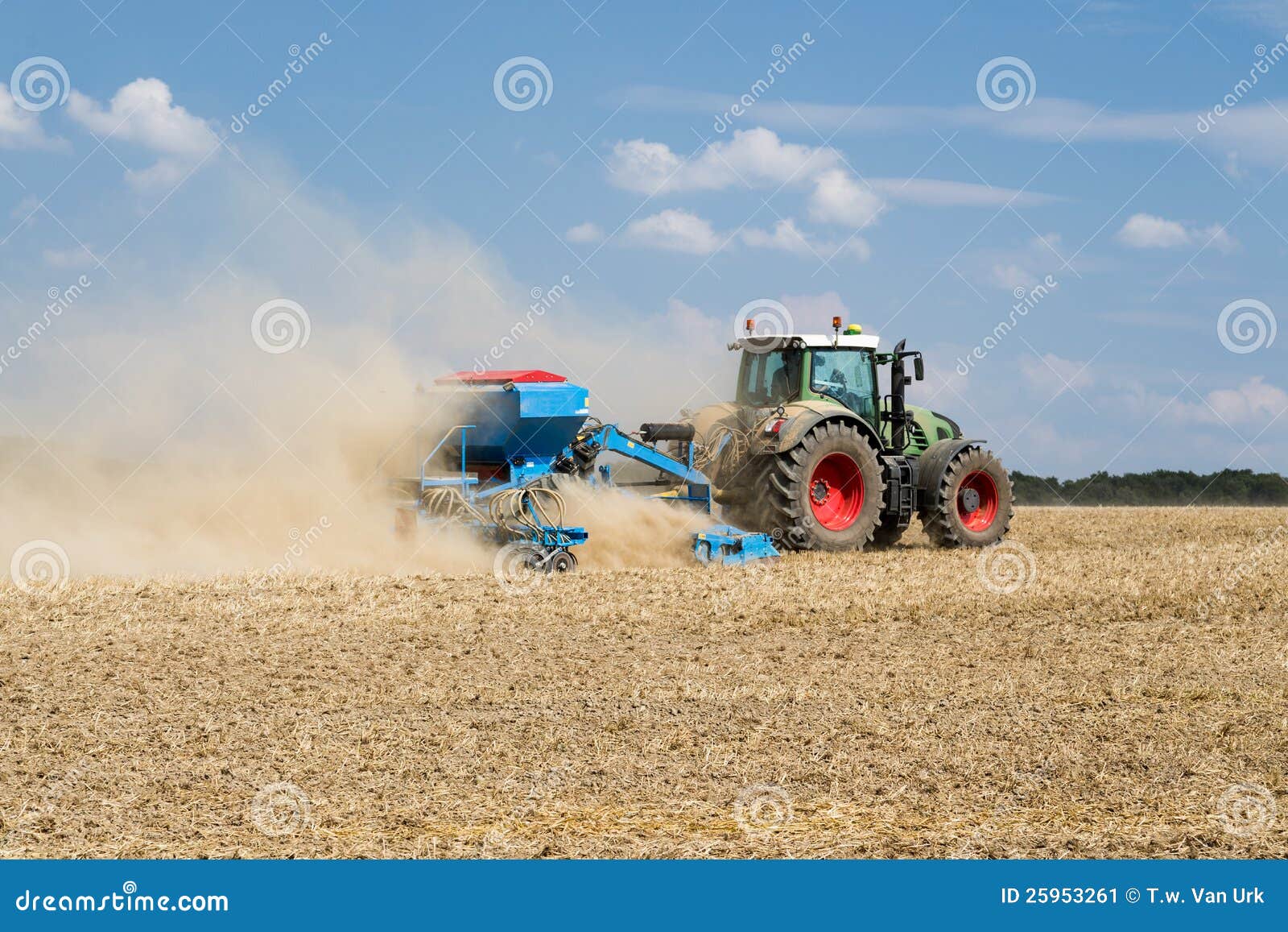 Young Farmer Sowing Crops At Field With Pneumatic Sowing Machine Stock  Photo, Picture and Royalty Free Image. Image 51838995.