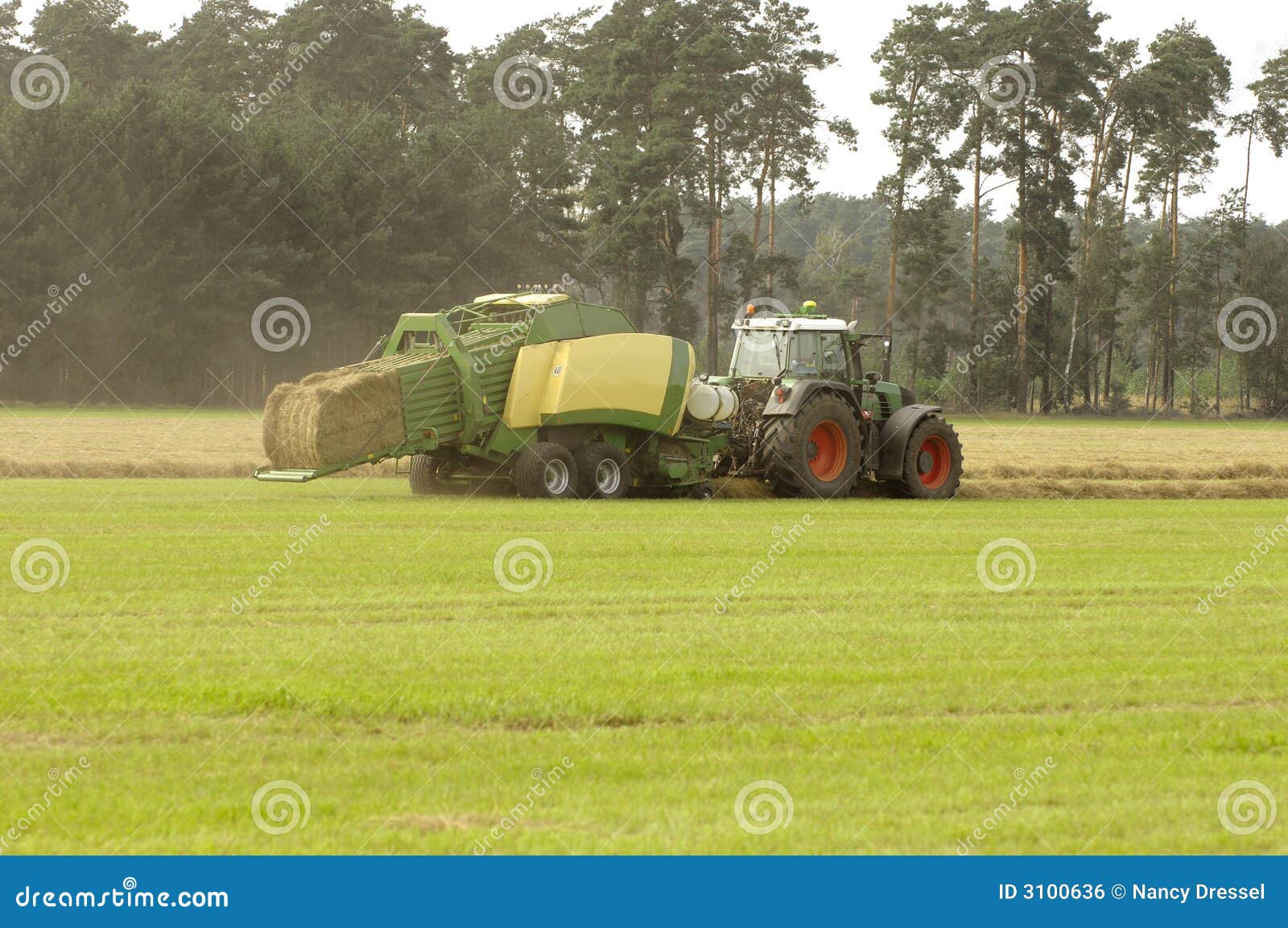 Tractor at Straw Harvesting Editorial Photo Image of grain, farming