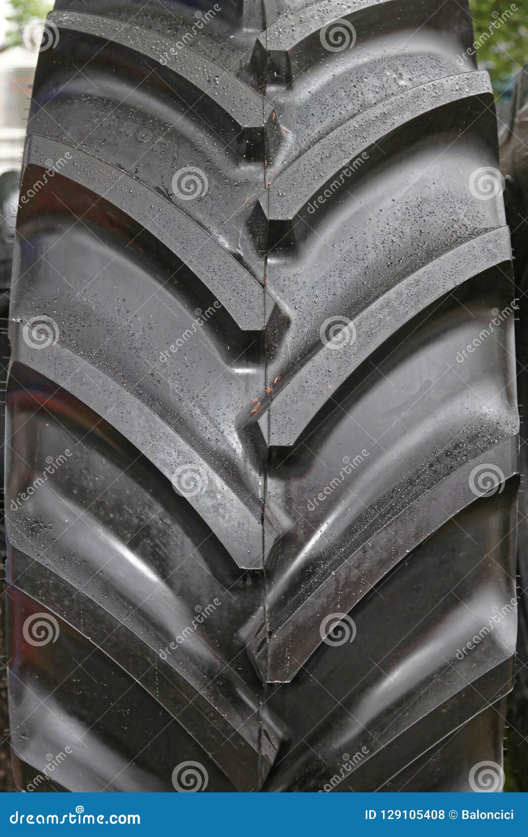 Big Tractor Tire stock photo. Image of tyres, heavy 129105408