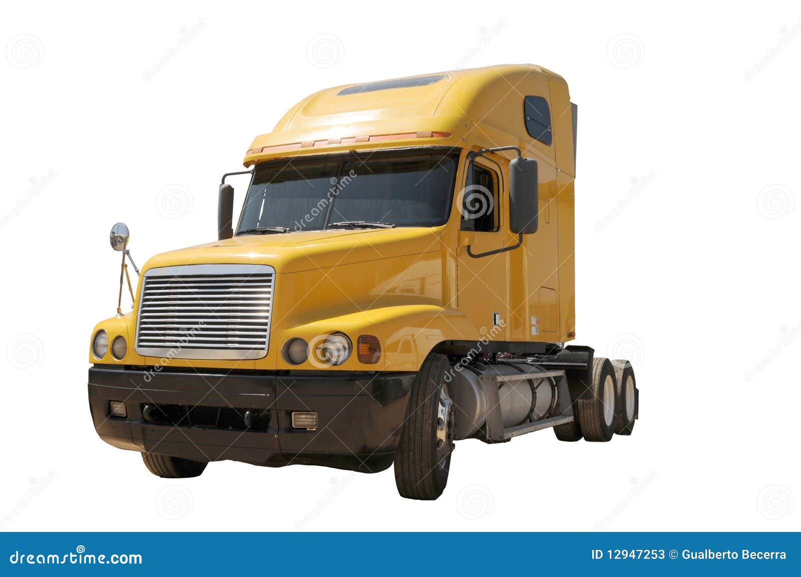 Tractor Trailer stock image. Image of isolated, large 12947253