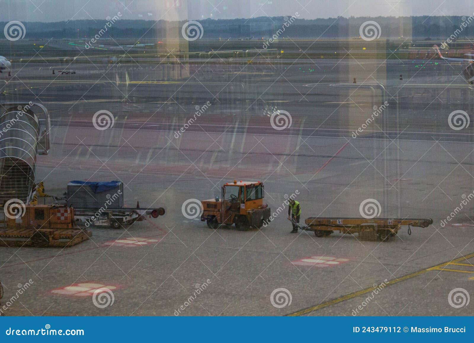 Baggage Conveyor Belt At McCarran International Airport In Las Vegas