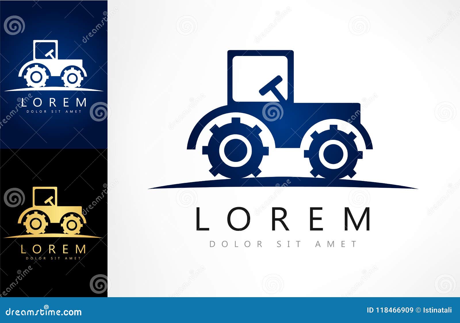 Tractor vector logo stock vector. Illustration of logotype 118466909