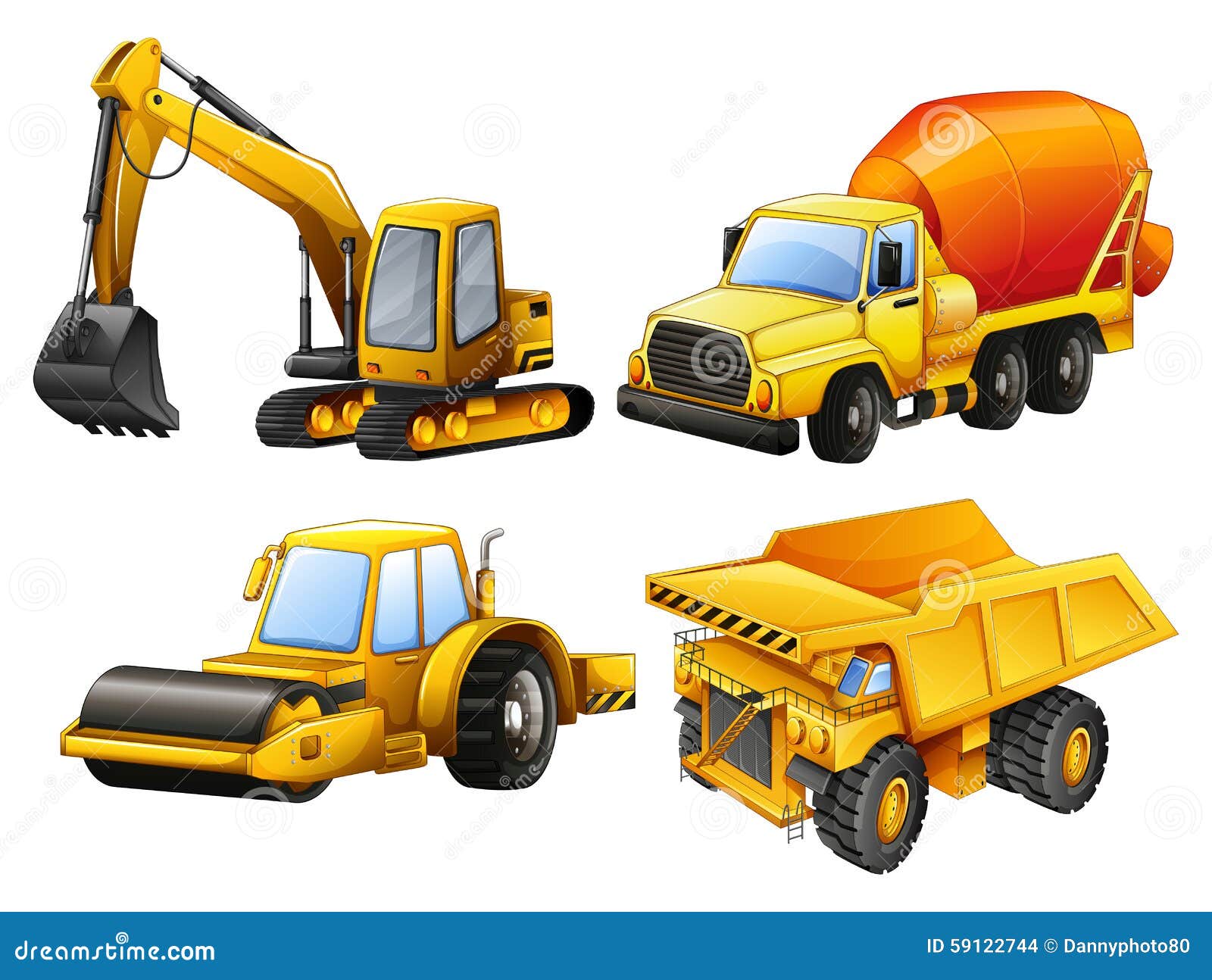 yellow tractor clipart - photo #21