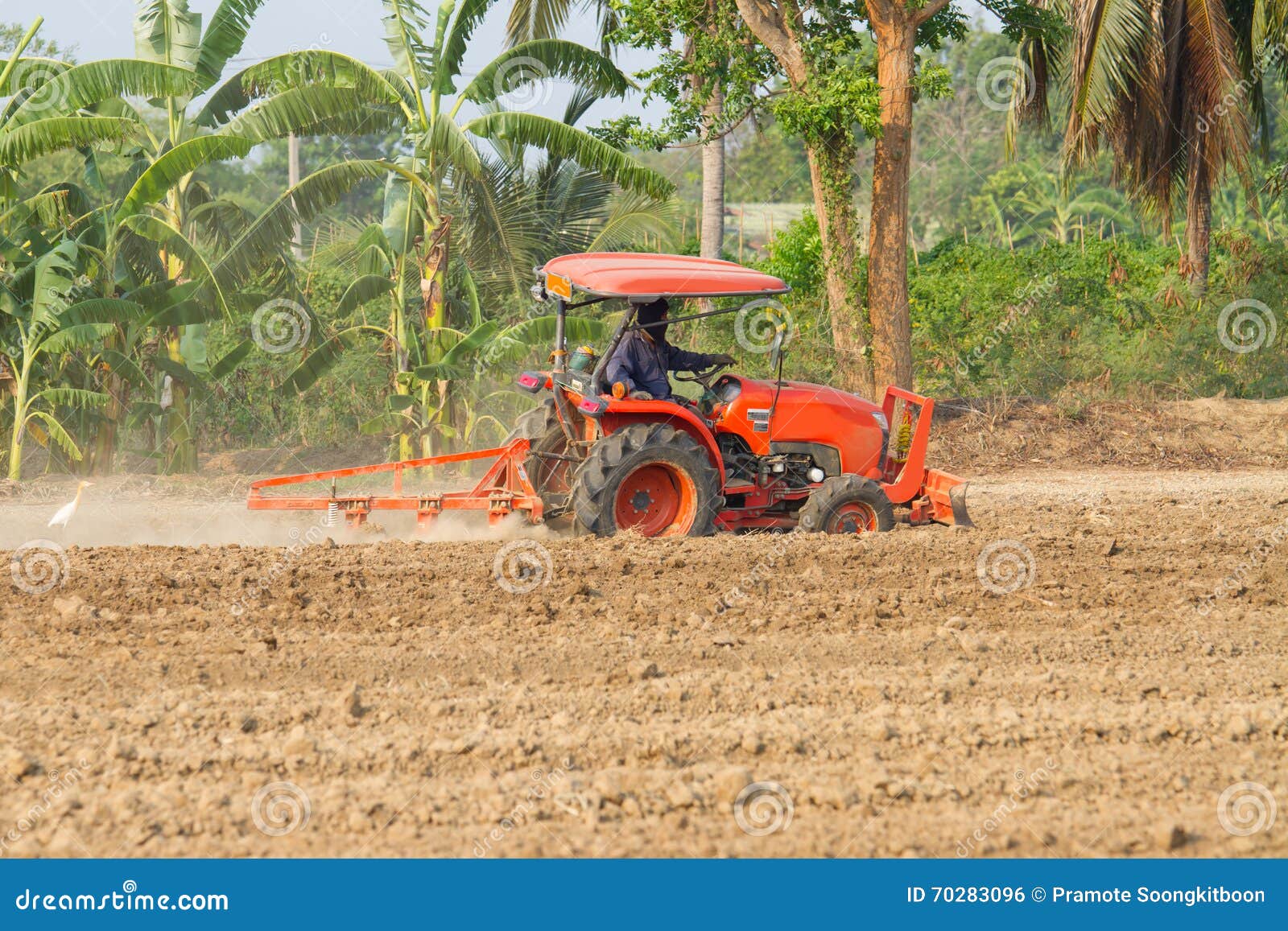 Tractors plow the farm editorial photo. Image of tractors 70283096