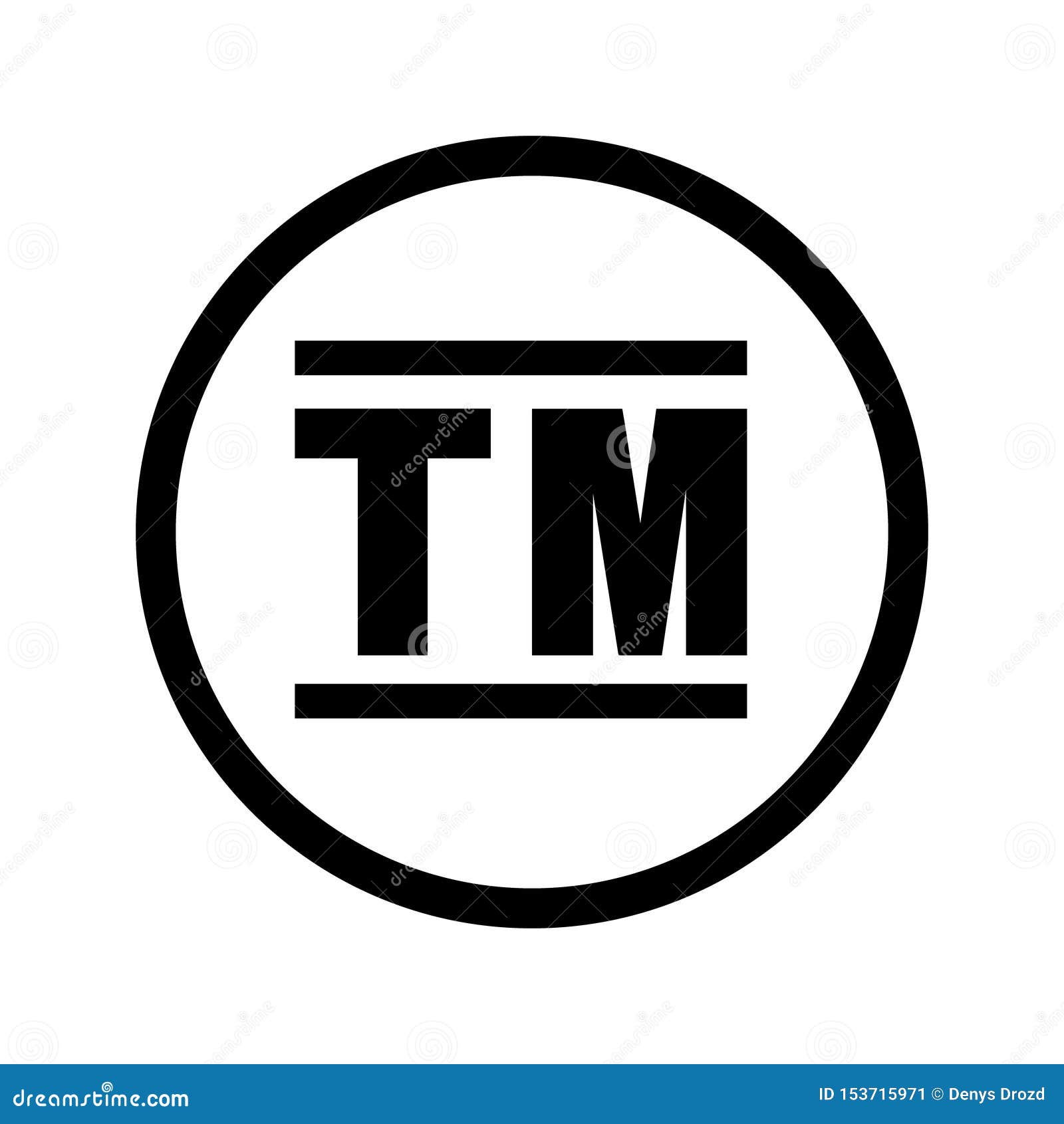 Trade Mark Vector Icon. Legal Identity Illustration Logo Template ...