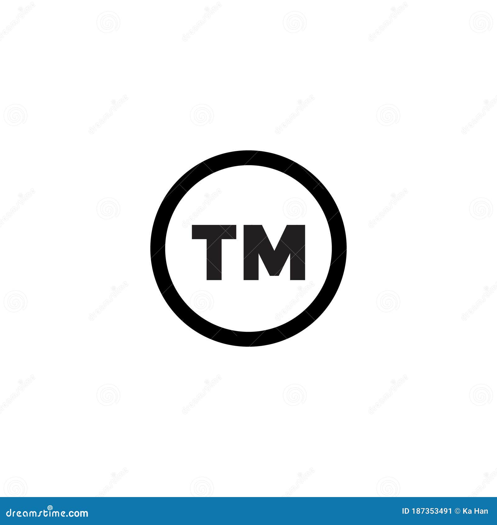 Trademark Symbol Vector in Trendy Style Isolated on White Background ...