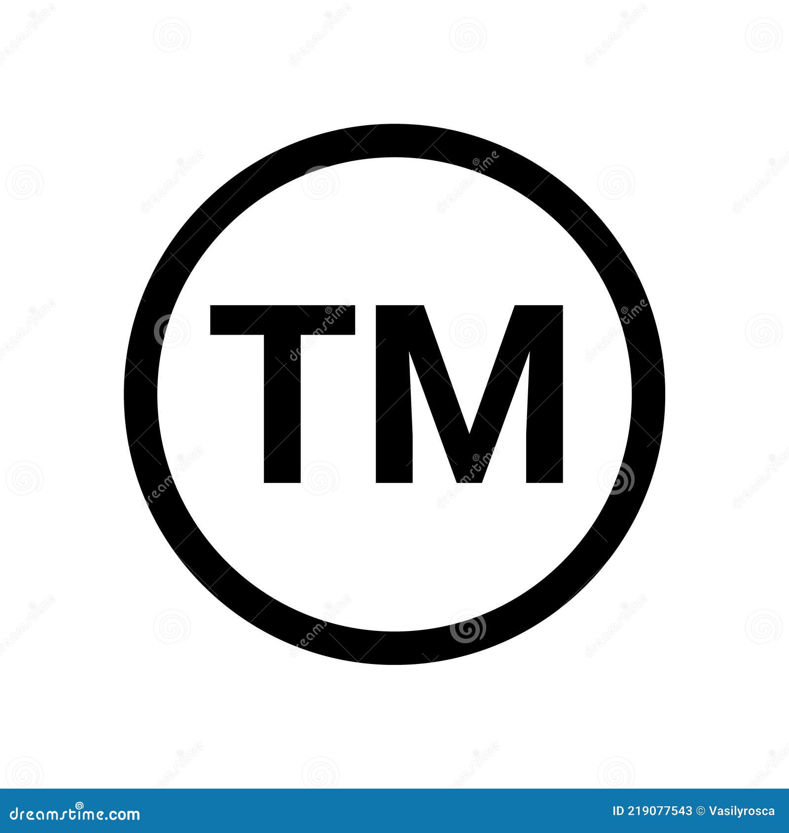 Trademark Tm Sign Logo Symbol. Copyright TM Sign Trade Mark Vector Logo ...