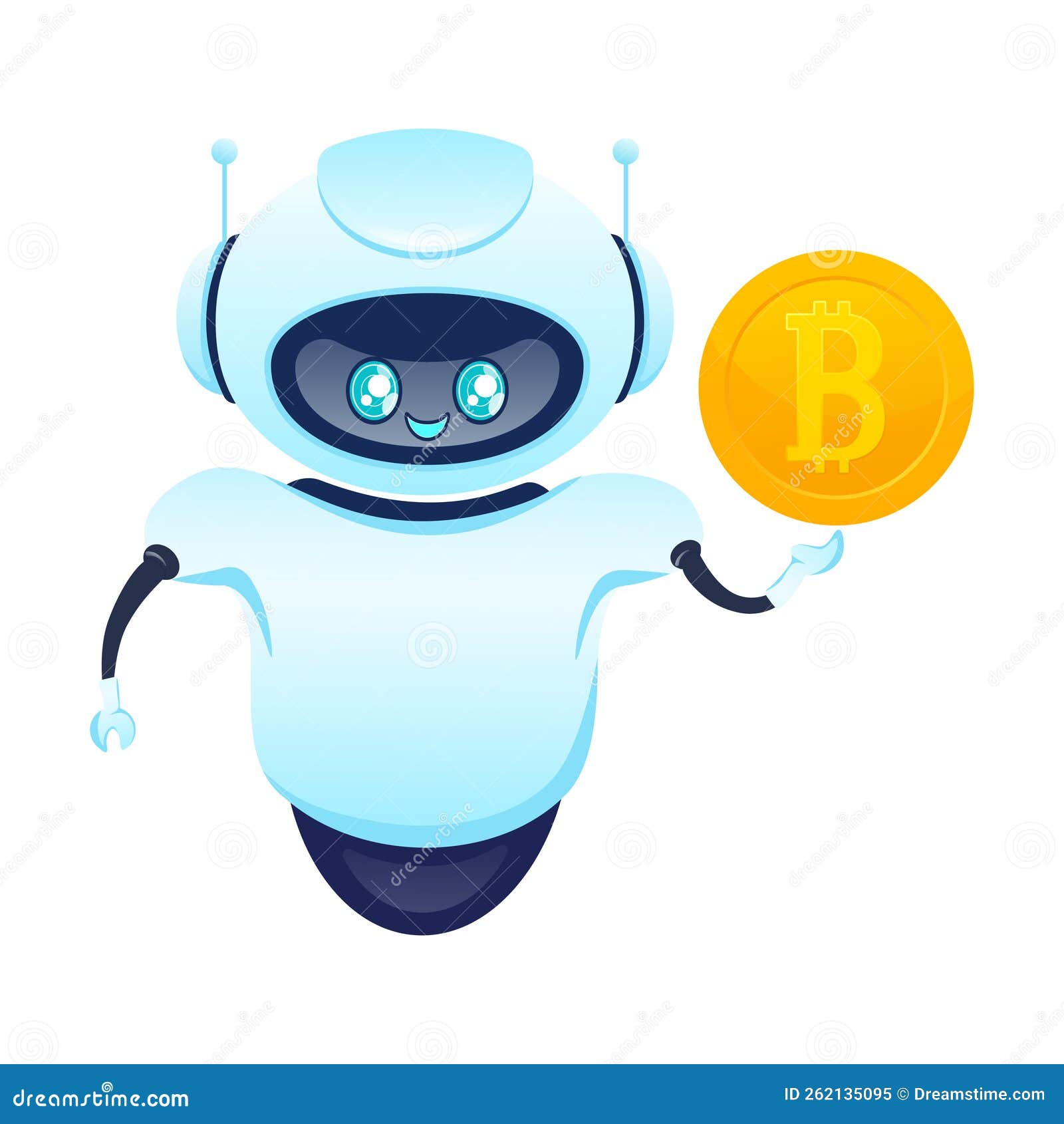 Trading Bot. Stock Trading Concept. Artificial Intelligence. Abstract Background. Stock
