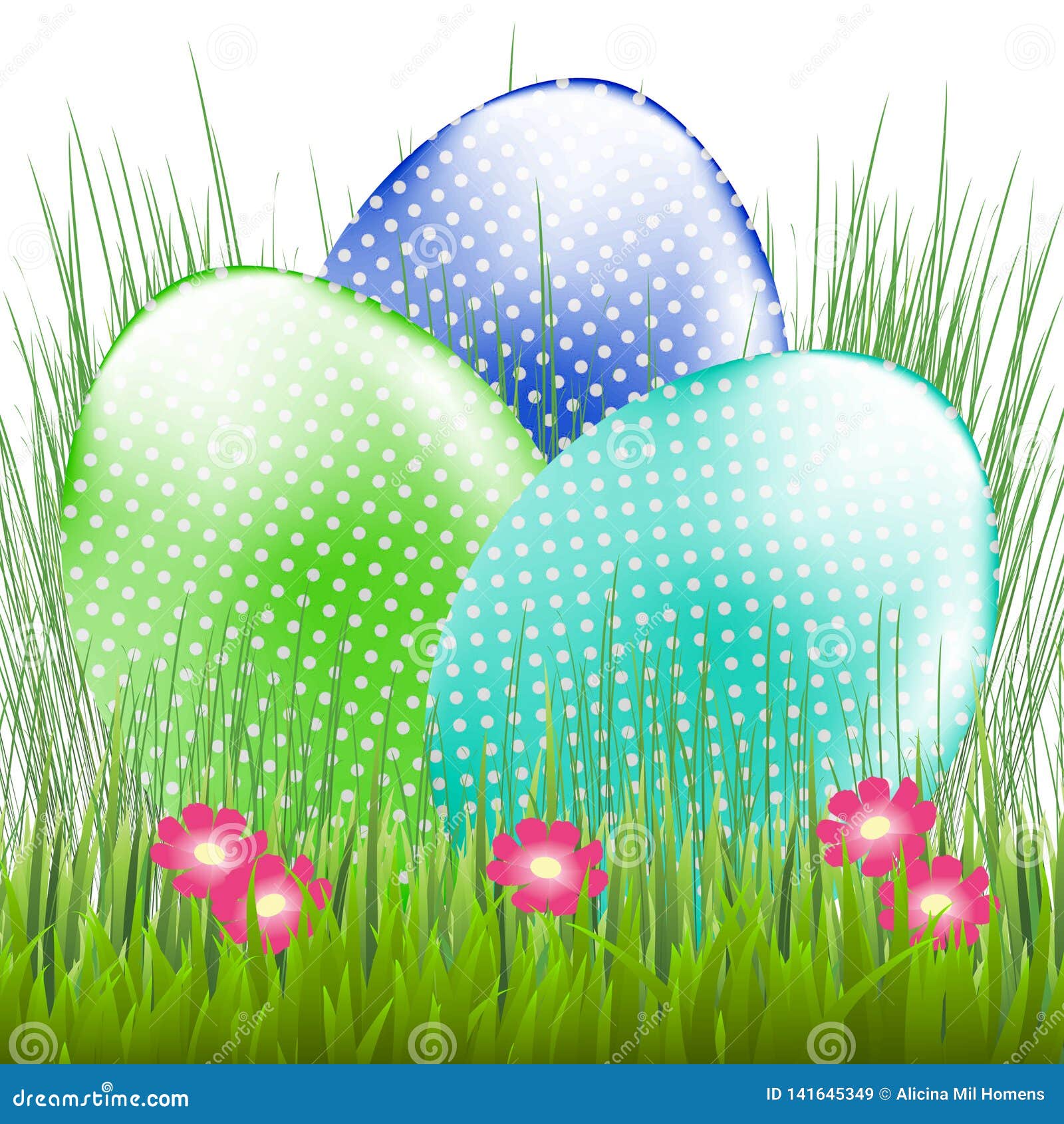 The Tradition of Chocolate Eggs in Easter Stock Illustration