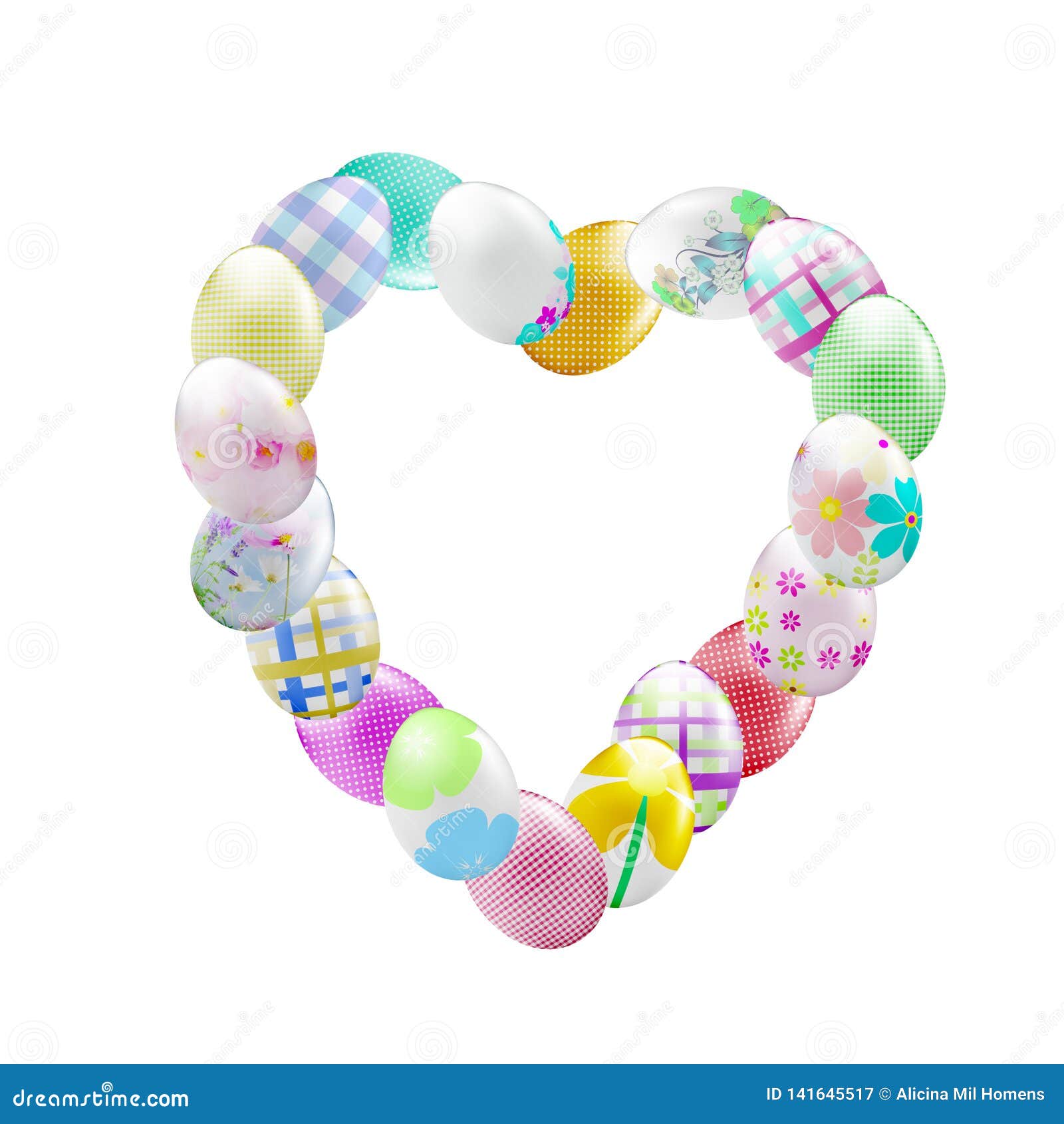 The Tradition of Chocolate Eggs in Easter Stock Illustration