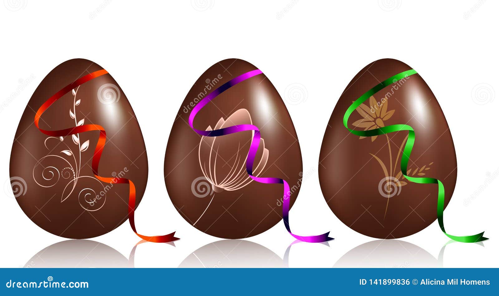 The Tradition of Chocolate Eggs in Easter Stock Photo Image of