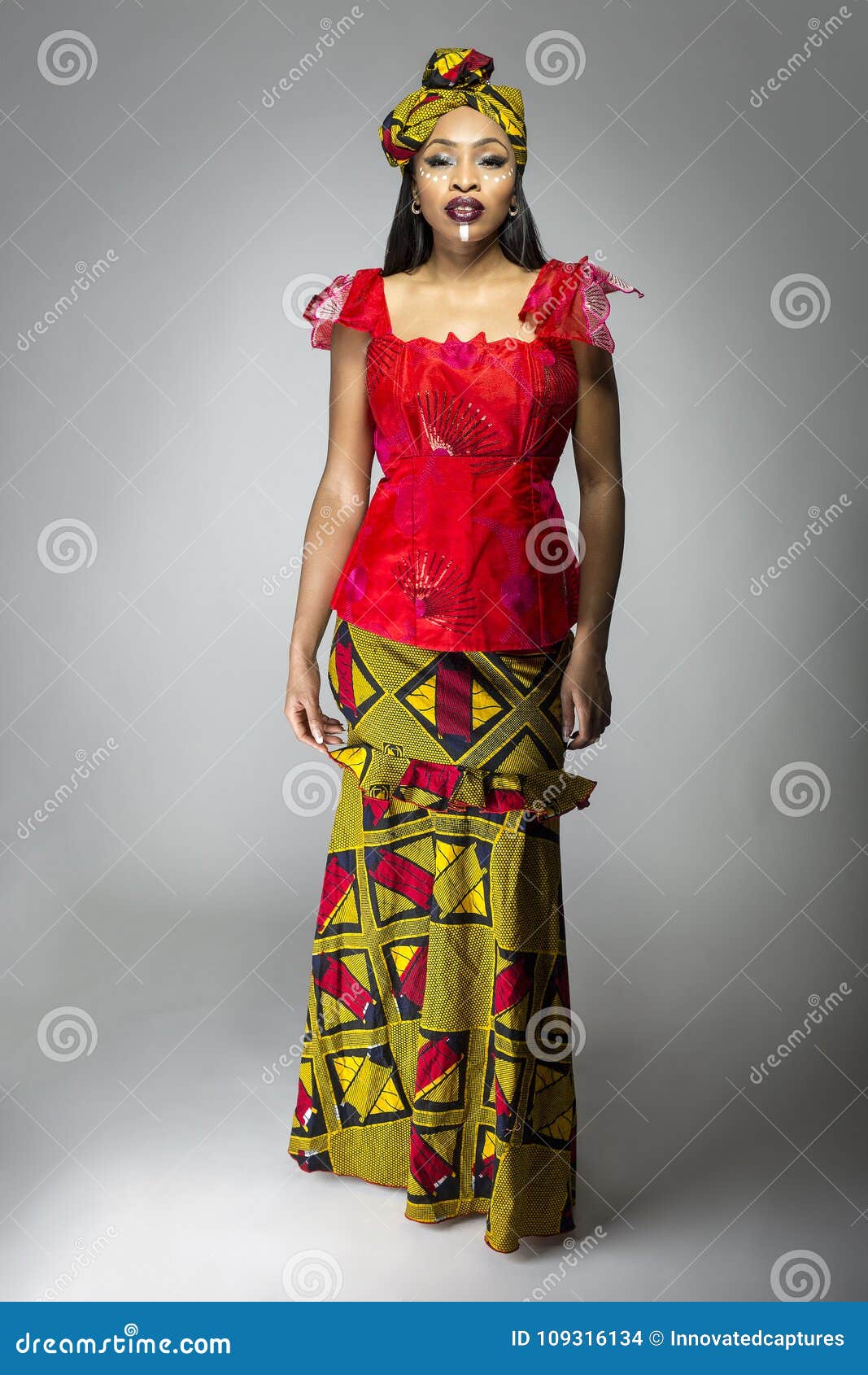 Traditional African Dress and Make Up ...