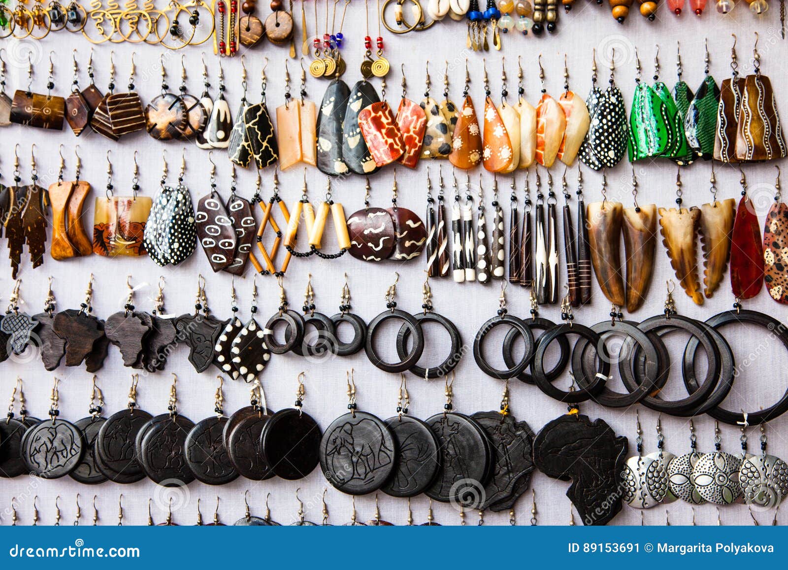 Traditional African Jewelry Stock Image - Image of shop, zanzibar: 89153691