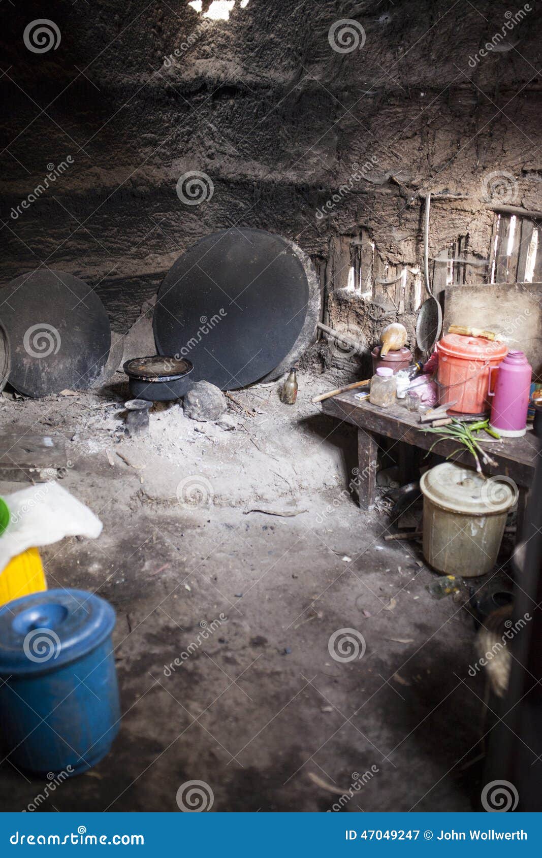 Traditional African Kitchen Stock Photo Image 47049247