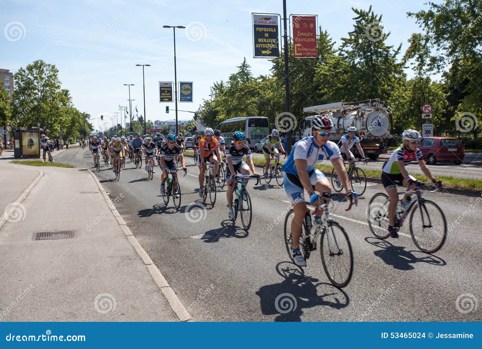 Traditional Amateur Cycling Event Marathon Franja Editorial Stock Image Image Of Sport People