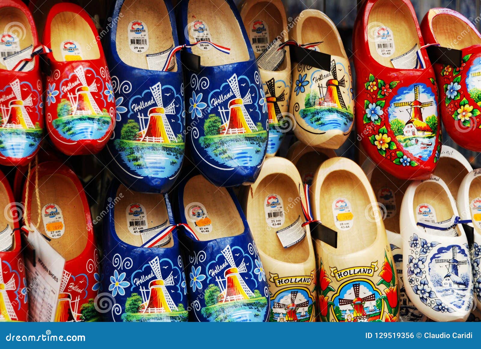 colourful clogs
