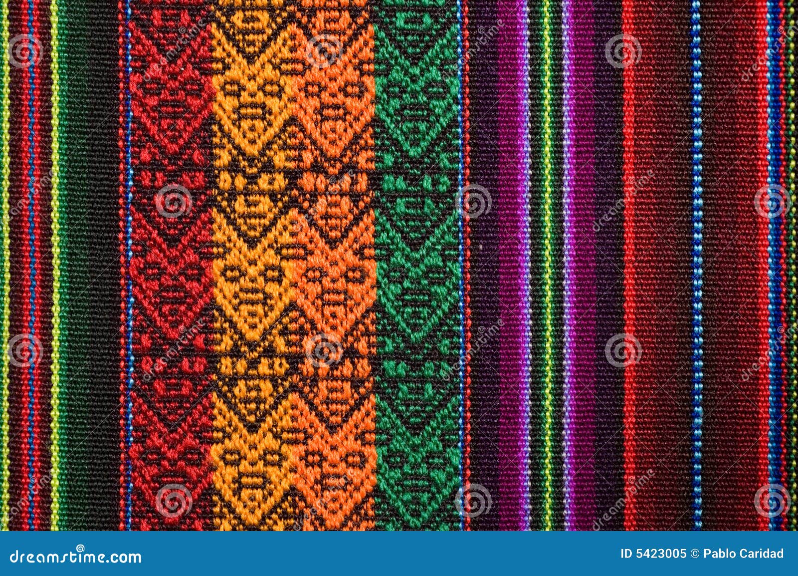 traditional andean tapestry.