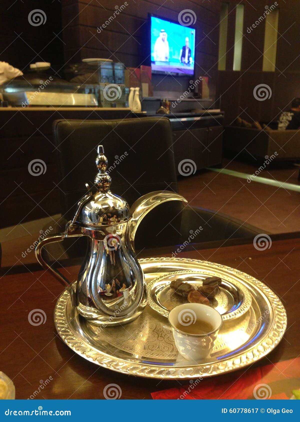 Traditional Arabic Coffee Pot Dalla Stock Image Image of date, arabic
