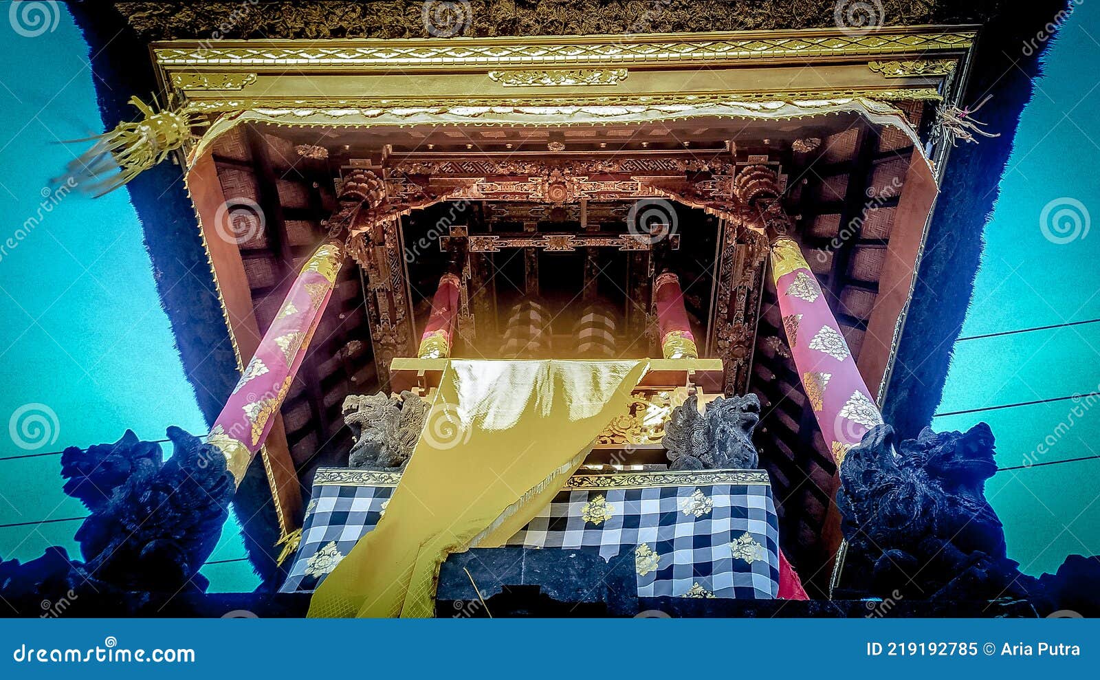 Traditional Architecture with Complete Decorations Stock Image - Image