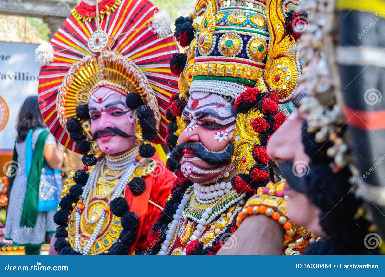 Traditional Artist Performing Yakshagana Editorial Stock Image ...