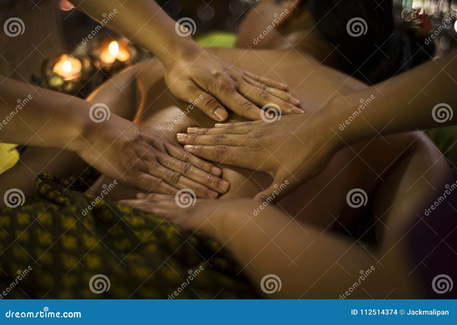 Asian Thai People And Foreigner Travelers Visit And Respect Praying A