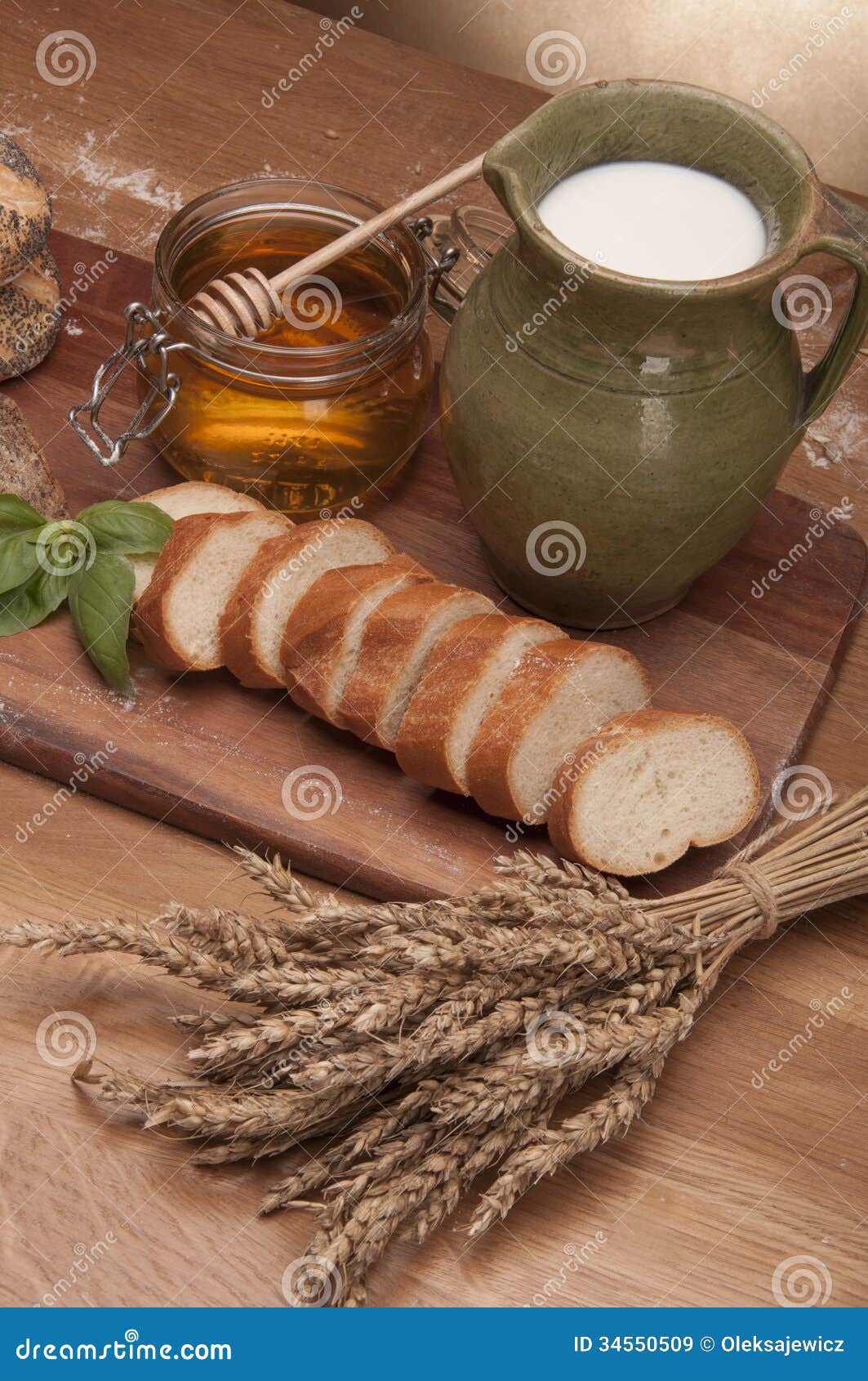 Traditional baking goods stock image. Image of honey 34550509