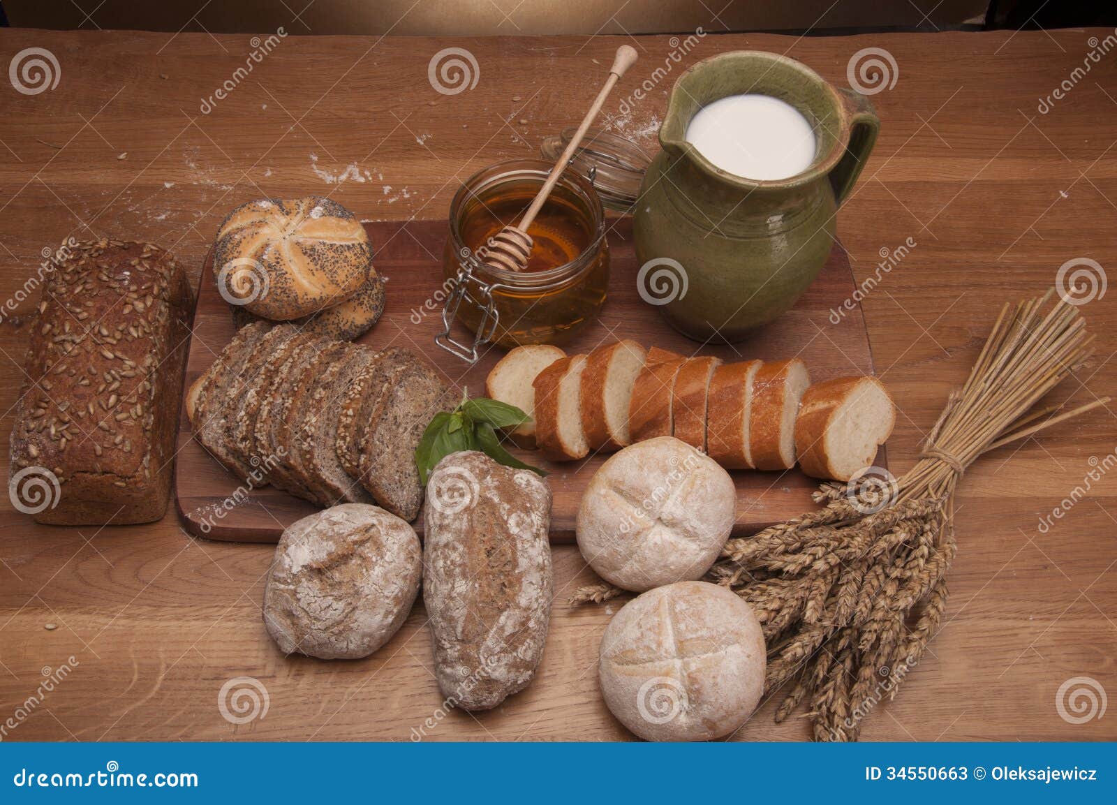 Traditional baking goods stock image. Image of flour 34550663