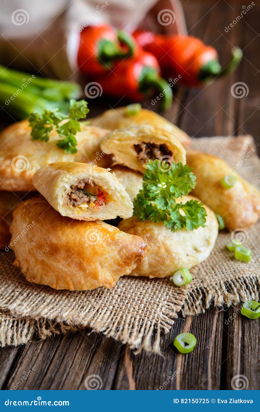 Traditional beef Empanadas stock image. Image of meal 82150725
