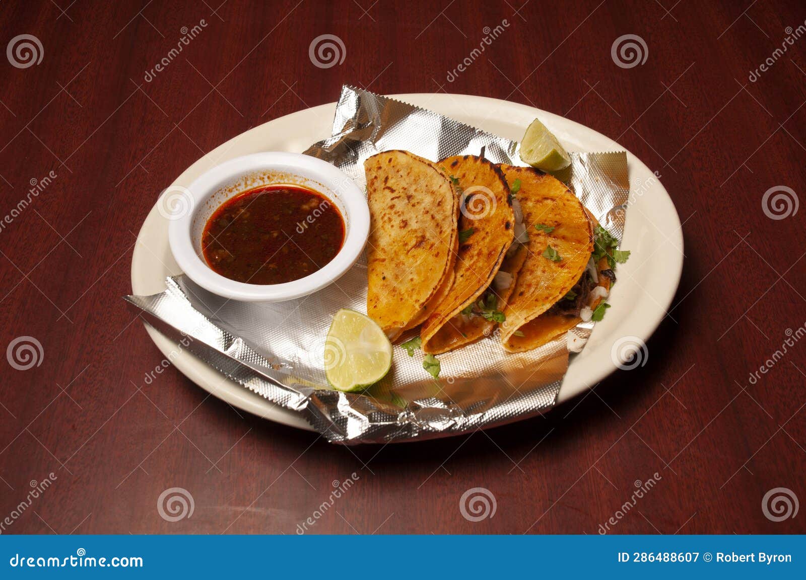 Traditional Birria Tacos stock image. Image of lunch 286488607