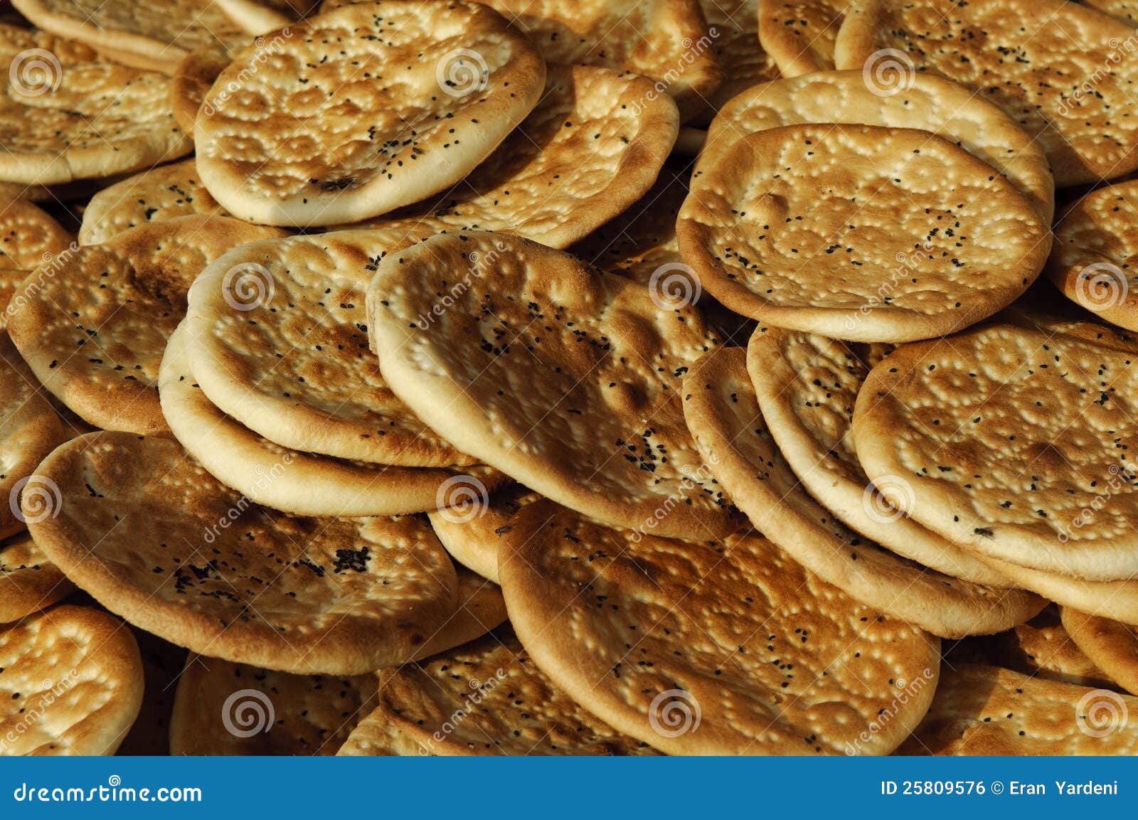 Traditional Bread of Xinjiang, China Stock Photo Image of naan, nang