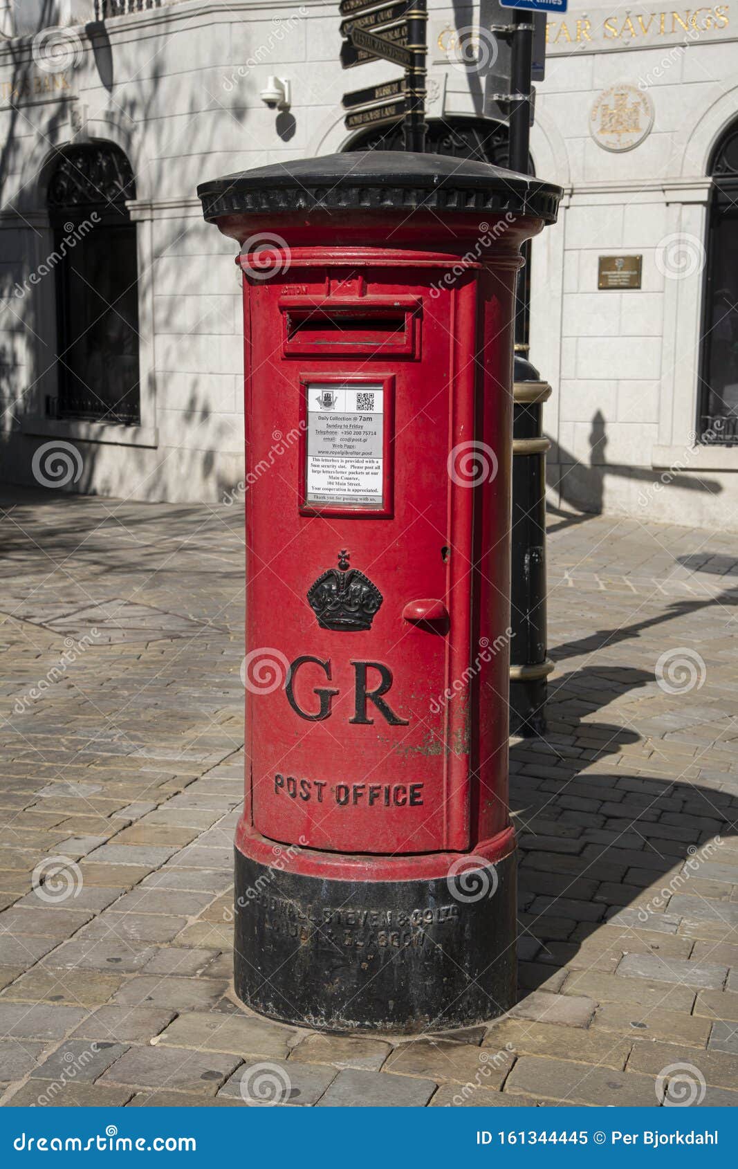 Freestanding Red Letter Post Box