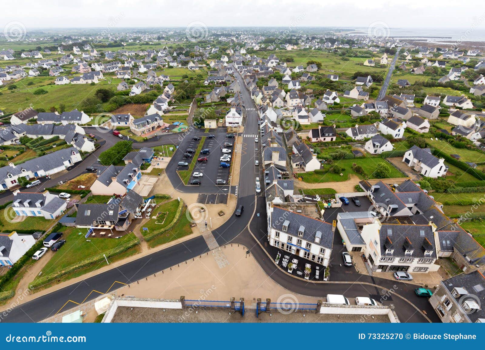 Traditional Brittany Houses Stock Photo Image of coastline, rural