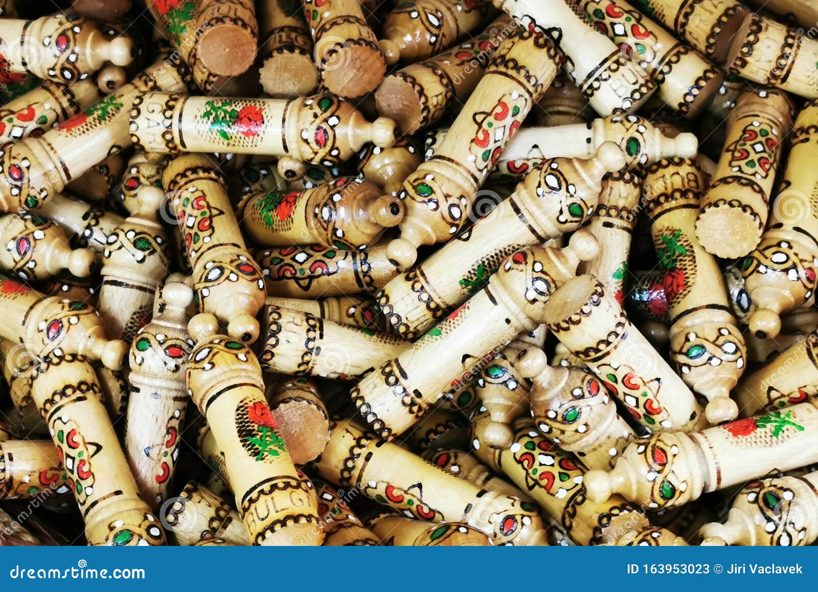 Traditional Bulgarian Perfume Souvenirs Stock Image Image of vintage