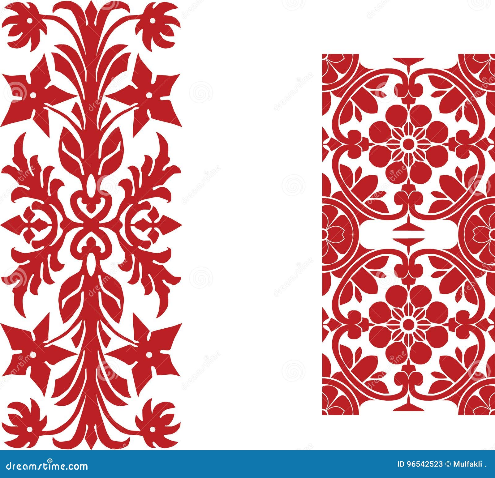 Traditional Carving Stock Vector Illustration Of Patern 96542523