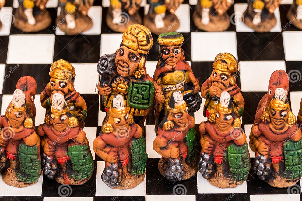 The Traditional Chess Game, Handicraft Market in Cusco, Peru Editorial ...