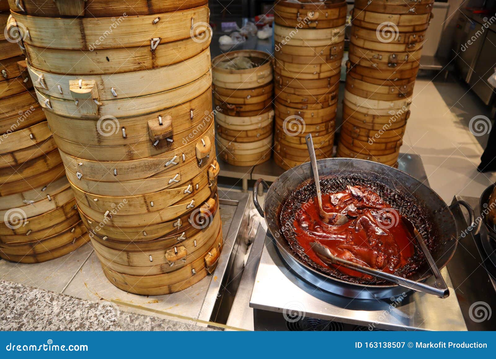 Traditional Chinese Dish for Traditional Street Food Stock Image
