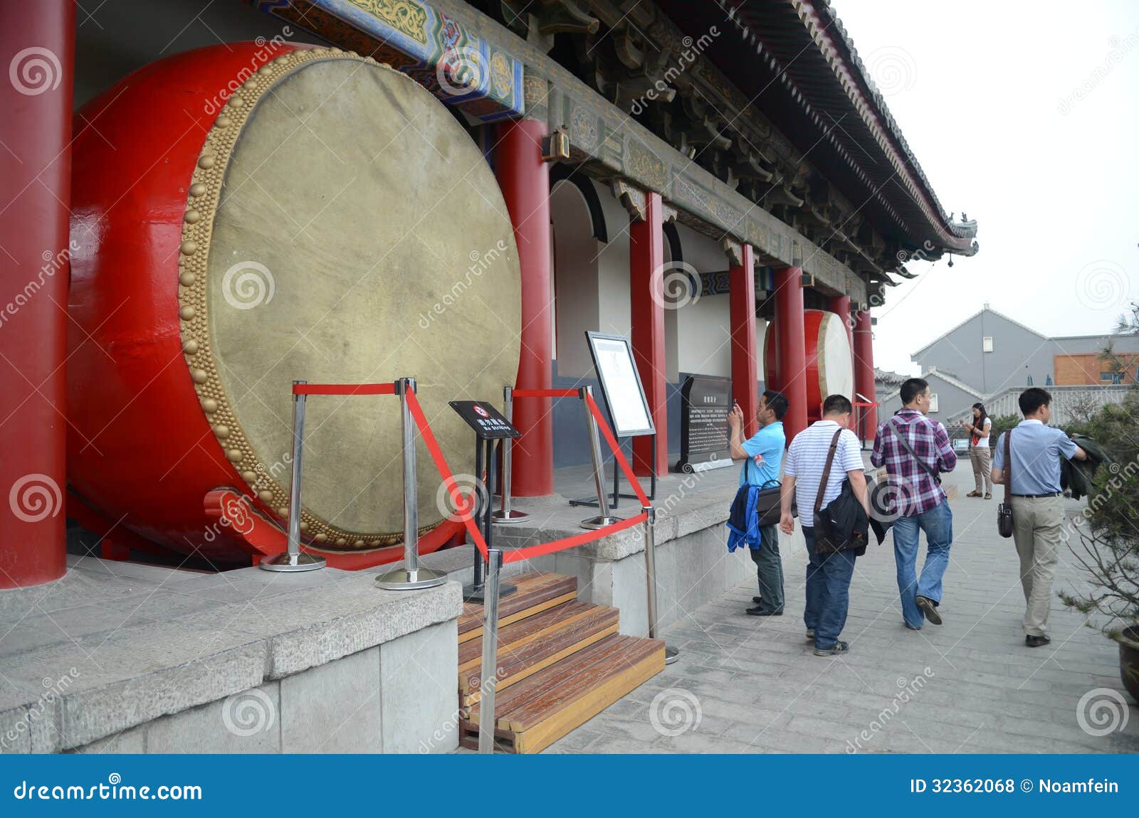 Traditional Chinese drums editorial stock photo. Image of chinese