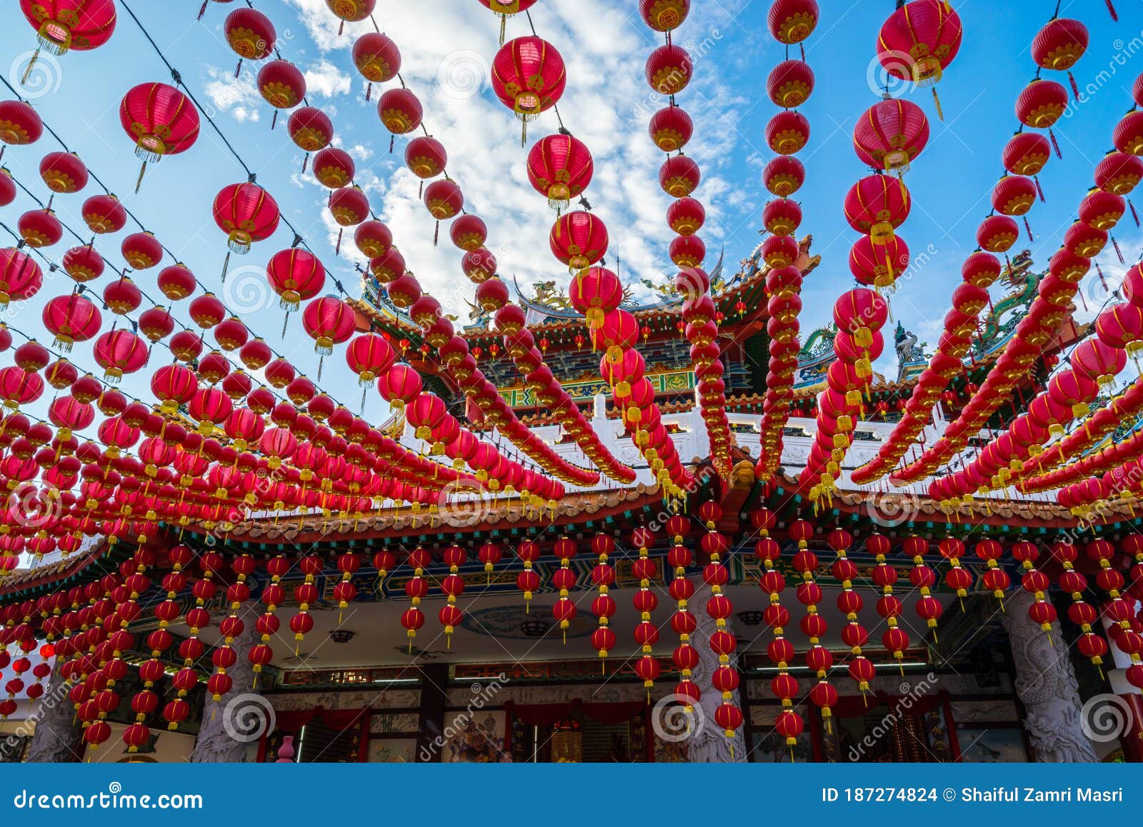 Traditional Chinese Lanterns Display during Chinese New Year Festival ...