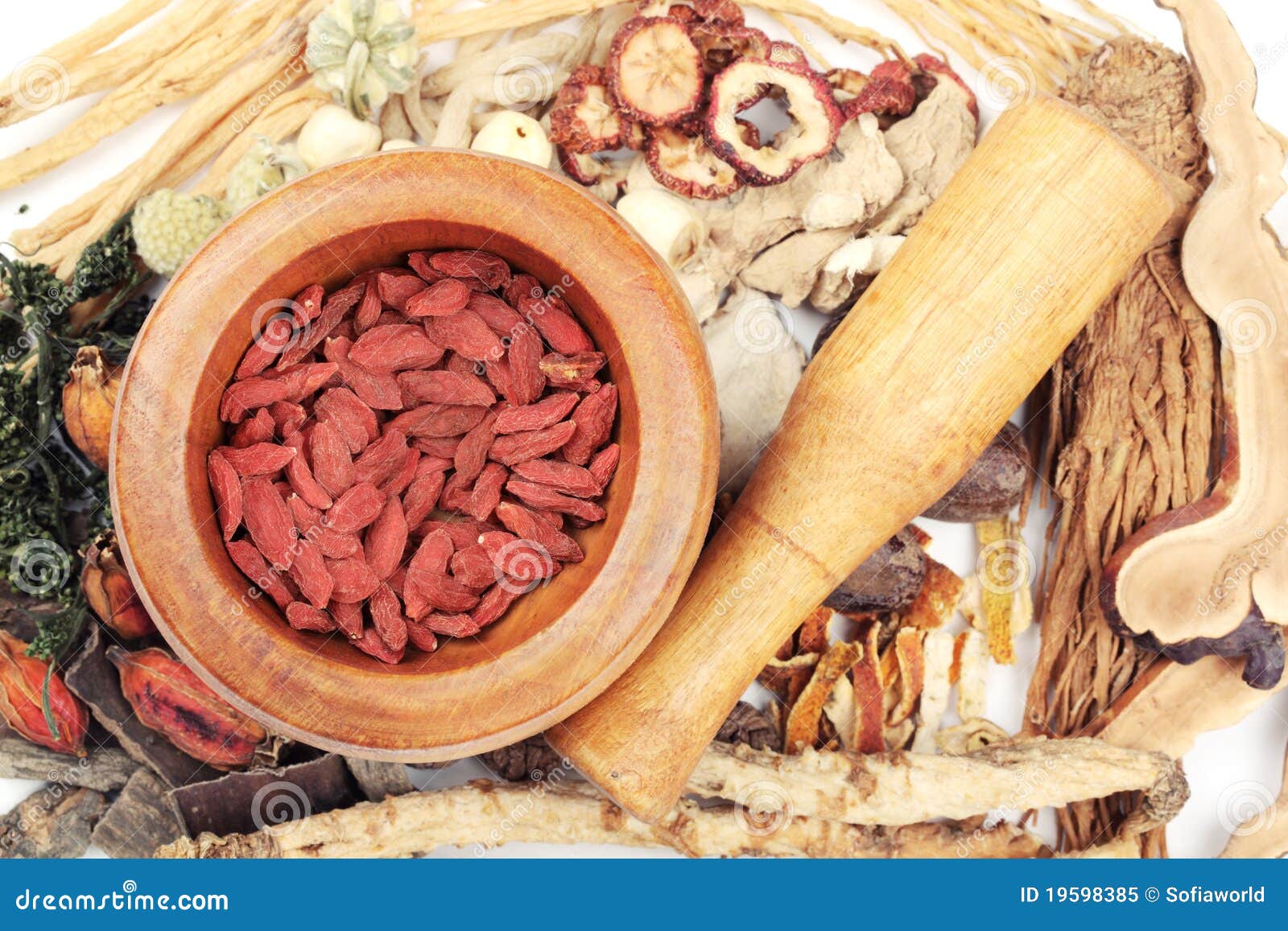Traditional Chinese Medicine Stock Image Image of codonopsis, ginger