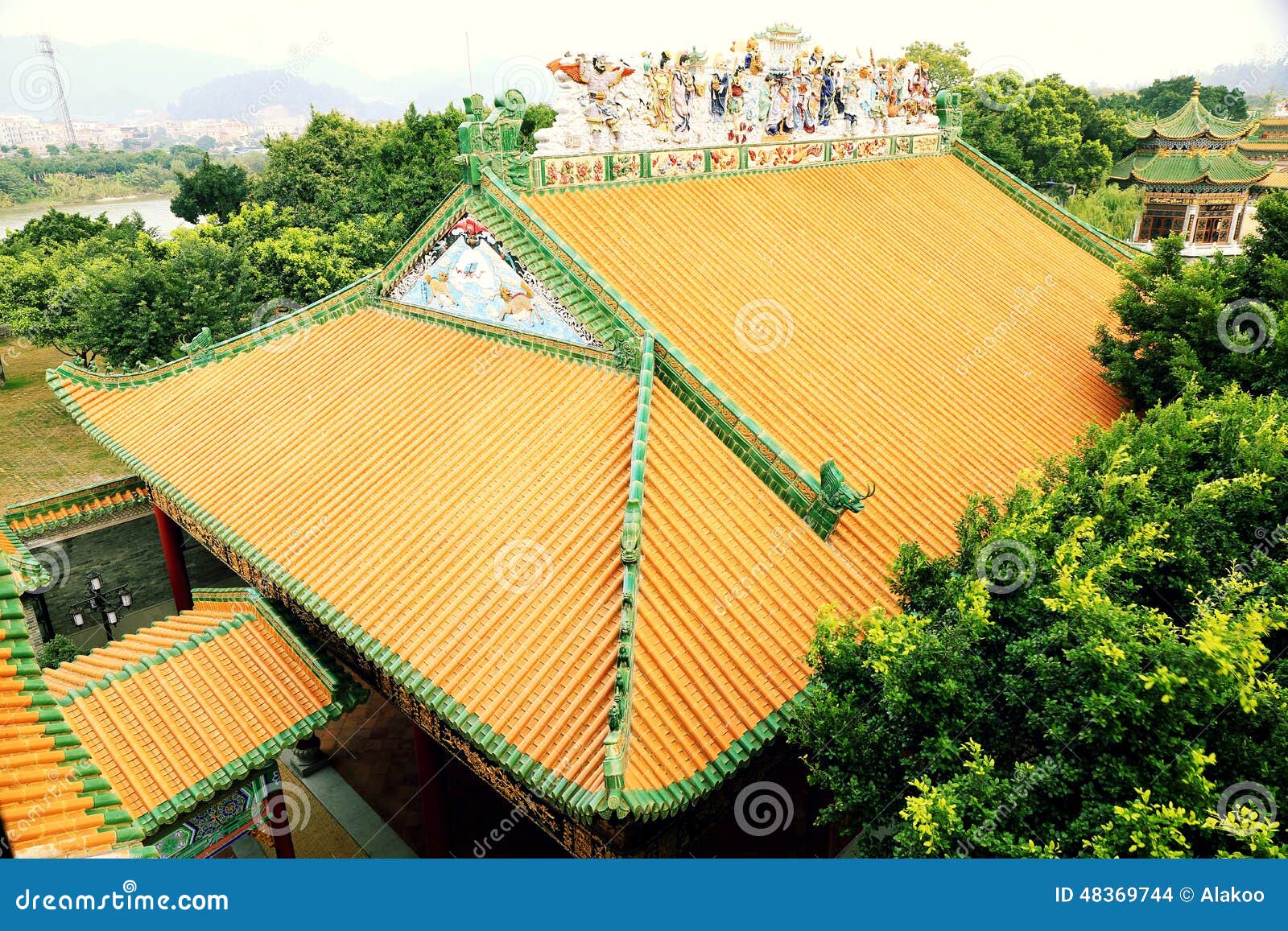 chinese house roof