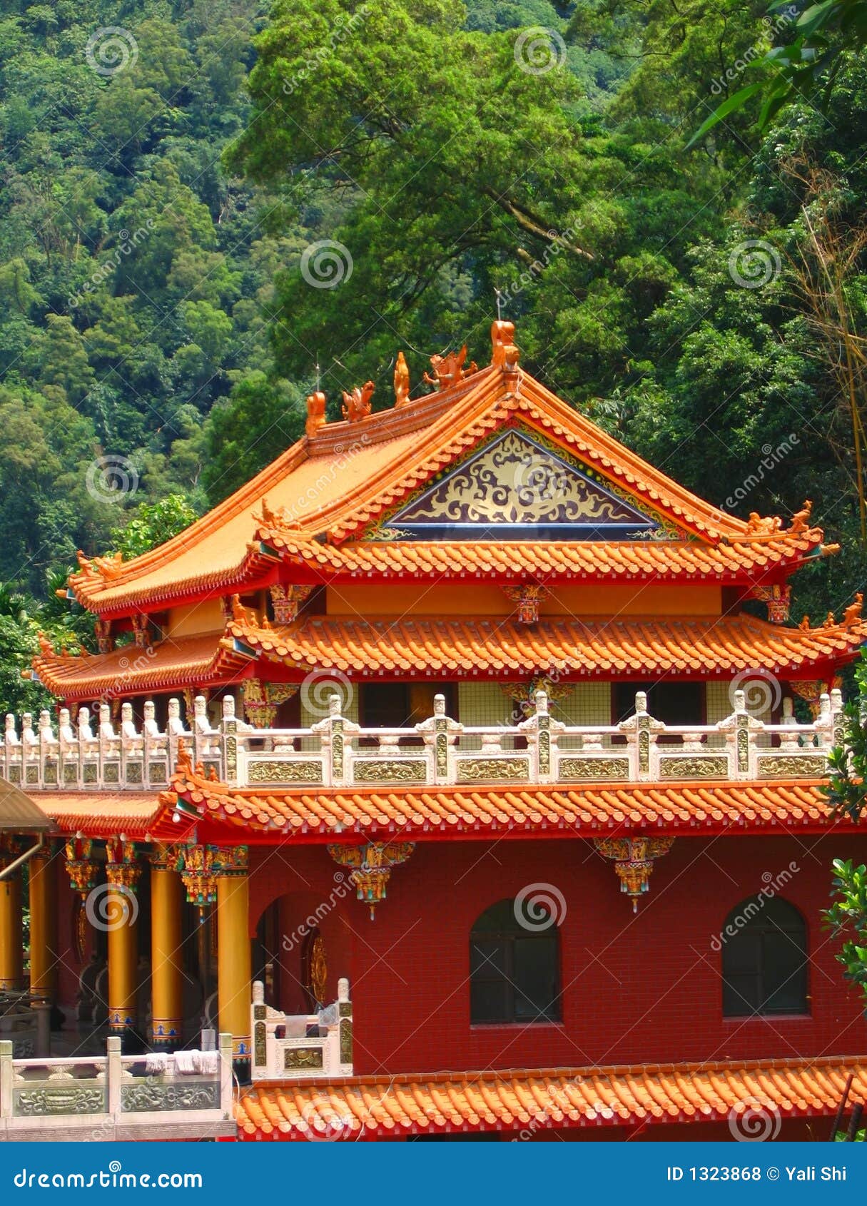 Traditional Chinese Temple stock photo. Image of adventure - 1323868