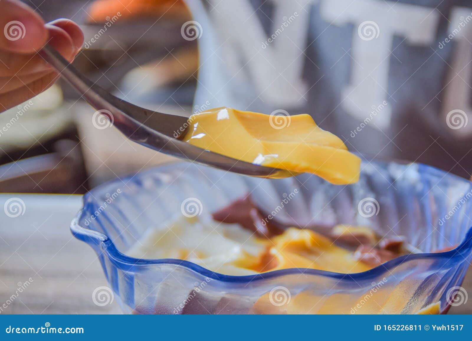 Traditional Chinese Tofu Pudding in Tainan, Taiwan Stock Image - Image