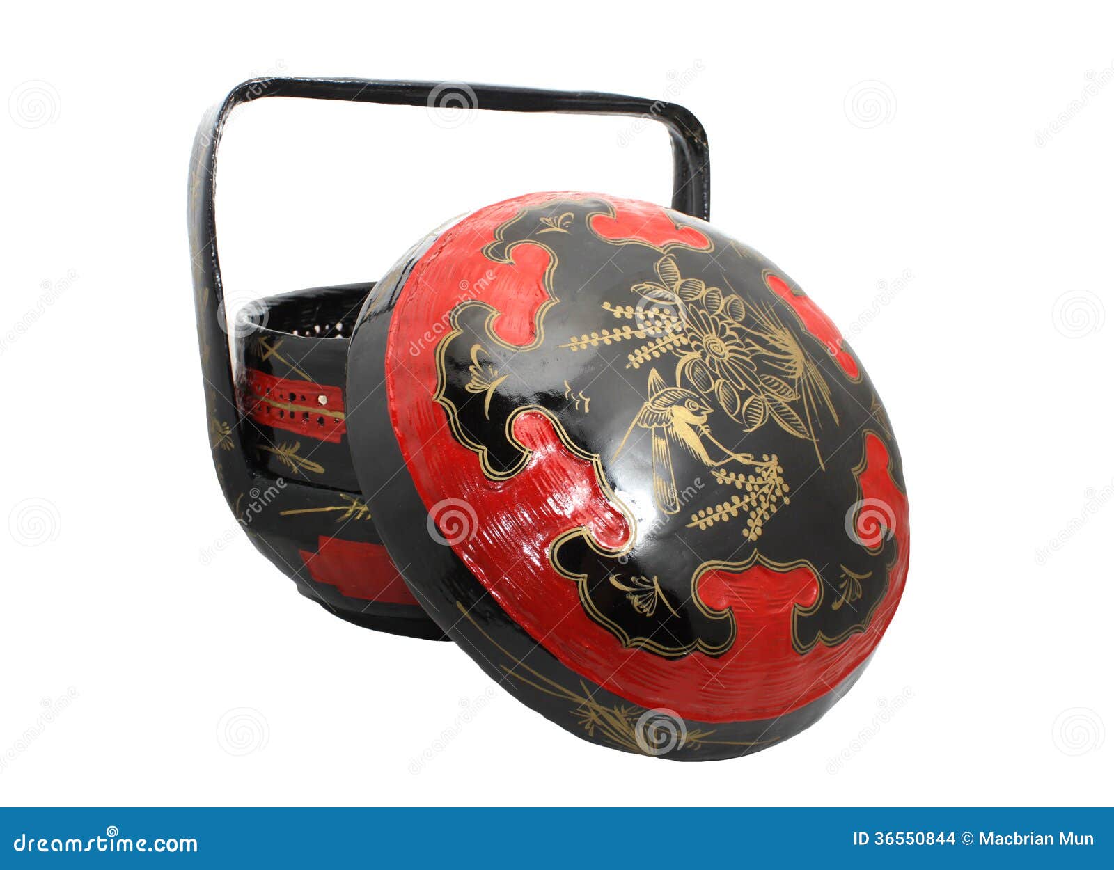 Traditional Chinese Wedding Basket Stock Photo Image of basket, craft